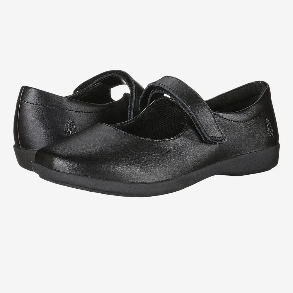 Hush Puppies Black Girls Mary Jane School Shoes
